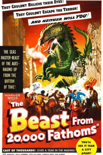 Poster to the movie "The Beast from 20,000 Fathoms" #1020314