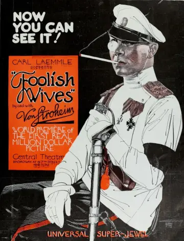 Poster to the movie "Foolish Wives" #1135693