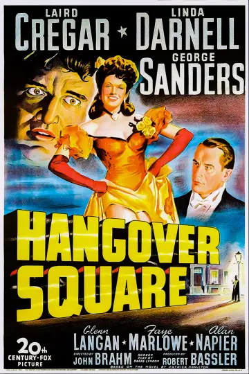 Poster to the movie "Hangover Square" #1129068