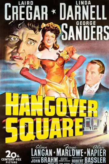 Poster to the movie "Hangover Square" #1129076