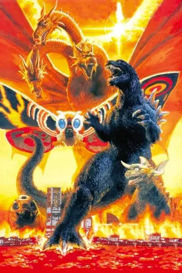 Poster to the movie "Godzilla, Mothra and King Ghidorah: Giant Monsters All-Out Attack" #379518