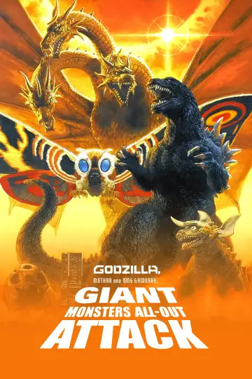 Poster to the movie "Godzilla, Mothra and King Ghidorah: Giant Monsters All-Out Attack" #903642