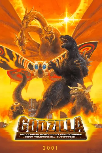 Poster to the movie "Godzilla, Mothra and King Ghidorah: Giant Monsters All-Out Attack" #903653