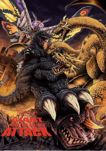 Poster to the movie "Godzilla, Mothra and King Ghidorah: Giant Monsters All-Out Attack" #903655
