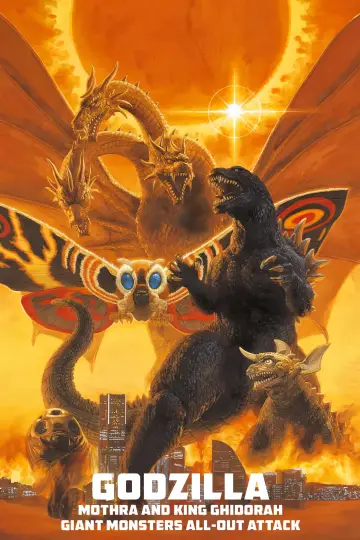 Poster to the movie "Godzilla, Mothra and King Ghidorah: Giant Monsters All-Out Attack" #903656