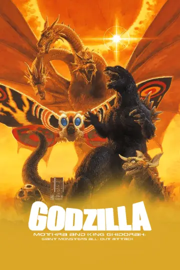Poster to the movie "Godzilla, Mothra and King Ghidorah: Giant Monsters All-Out Attack" #903658