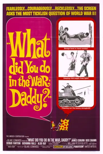 Poster to the movie "What Did You Do in the War, Daddy?" #1036783
