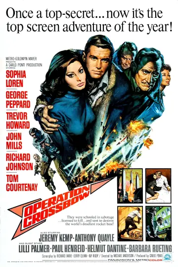 Poster to the movie "Operation Crossbow" #883797