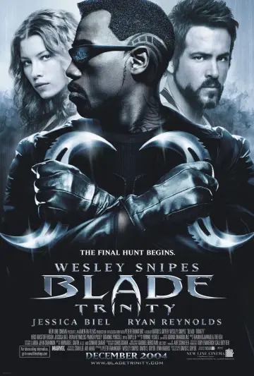 Poster to the movie "Blade: Trinity" #673672