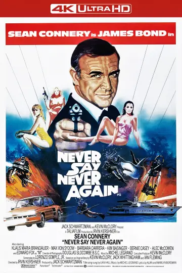 Poster to the movie "Never Say Never Again" #664941