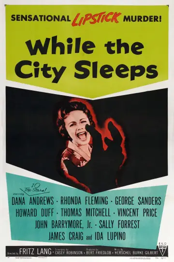 Poster to the movie "While the City Sleeps" #1098812