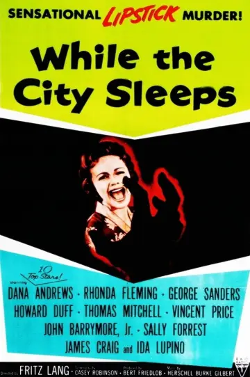 Poster to the movie "While the City Sleeps" #1098814