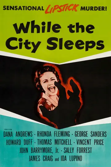 Poster to the movie "While the City Sleeps" #1098820