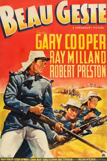 Poster to the movie "Beau Geste" #1103045
