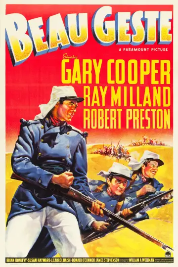 Poster to the movie "Beau Geste" #1103046