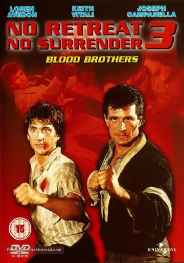 Poster to the movie "No Retreat, No Surrender 3: Blood Brothers" #1072652