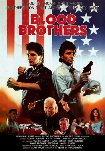 Poster to the movie "No Retreat, No Surrender 3: Blood Brothers" #1072654
