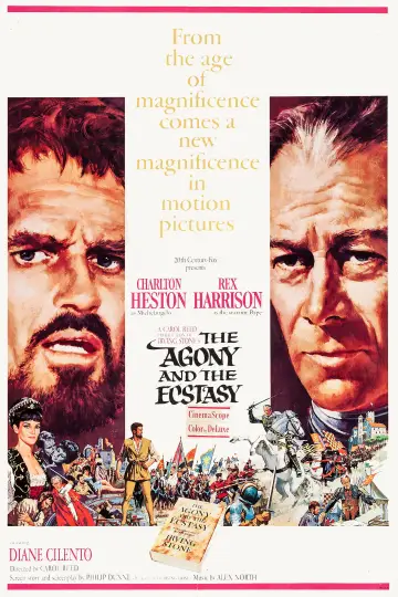 Poster to the movie "The Agony and the Ecstasy" #1065803