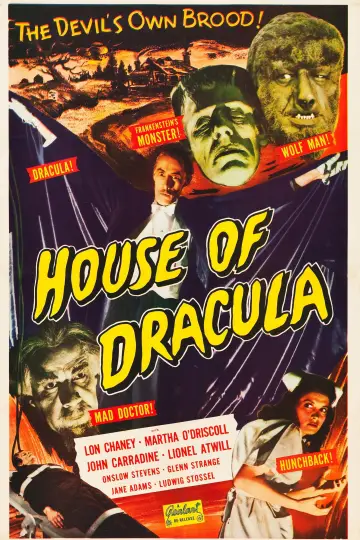 Poster to the movie "House of Dracula" #1046670