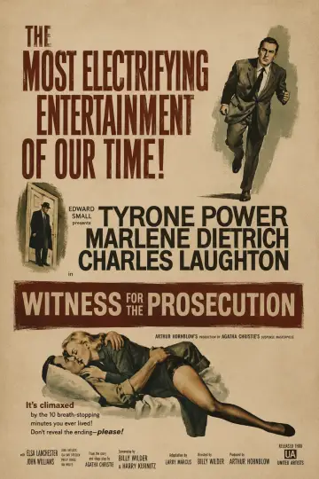 Poster to the movie "Witness for the Prosecution" #931071