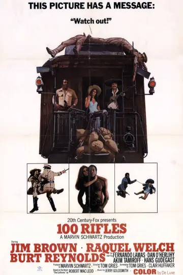 Poster to the movie "100 Rifles" #1010057