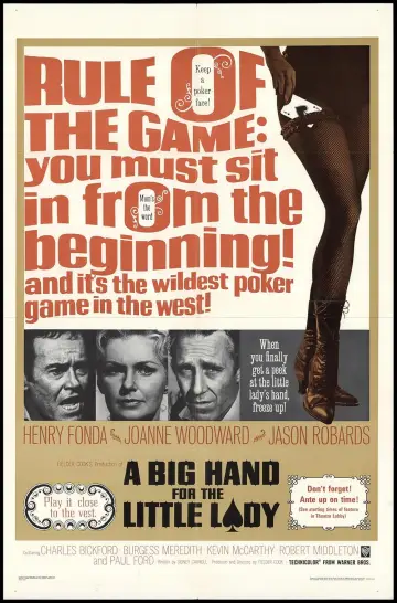 Poster to the movie "A Big Hand for the Little Lady" #1069219