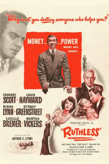 Poster to the movie "Ruthless" #1100137