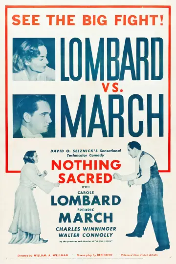 Poster to the movie "Nothing Sacred" #1102313