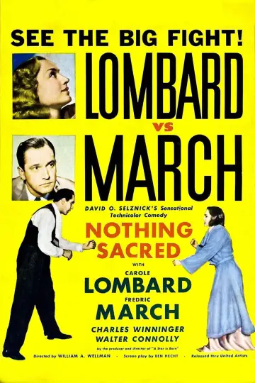 Poster to the movie "Nothing Sacred" #1102321