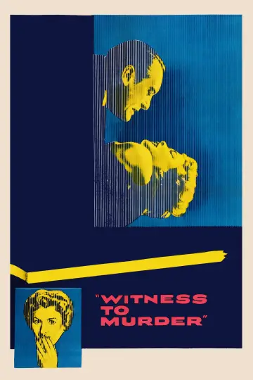 Poster to the movie "Witness to Murder" #1619863