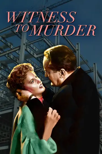 Poster to the movie "Witness to Murder" #1619866