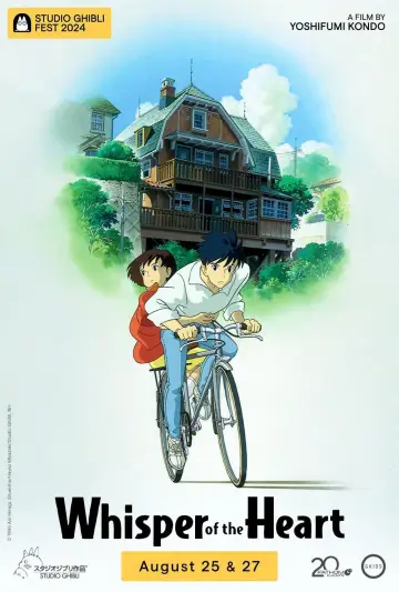 Poster to the movie "Whisper of the Heart" #688347