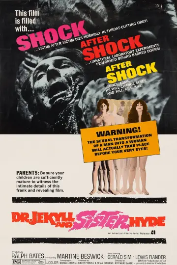 Poster to the movie "Dr. Jekyll & Sister Hyde" #1074583