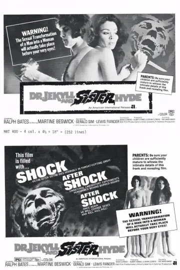 Poster to the movie "Dr. Jekyll & Sister Hyde" #1074592