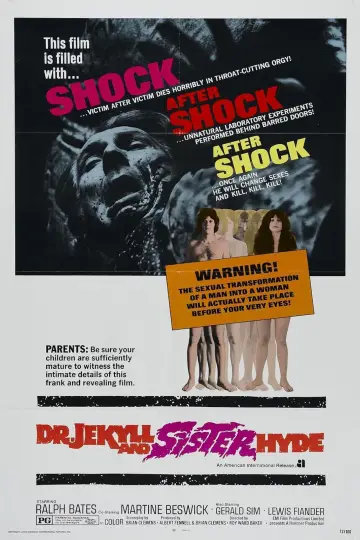 Poster to the movie "Dr. Jekyll & Sister Hyde" #1074597