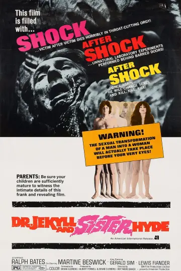 Poster to the movie "Dr. Jekyll & Sister Hyde" #432772