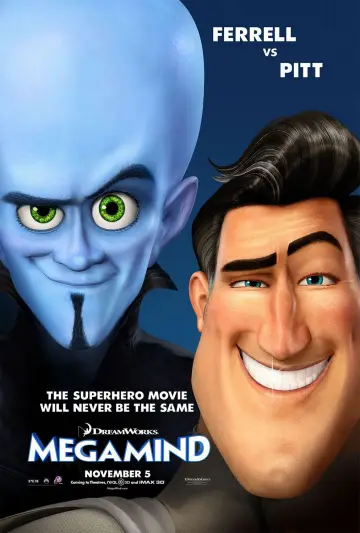 Poster to the movie "Megamind" #594533