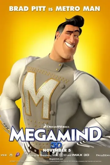 Poster to the movie "Megamind" #594539