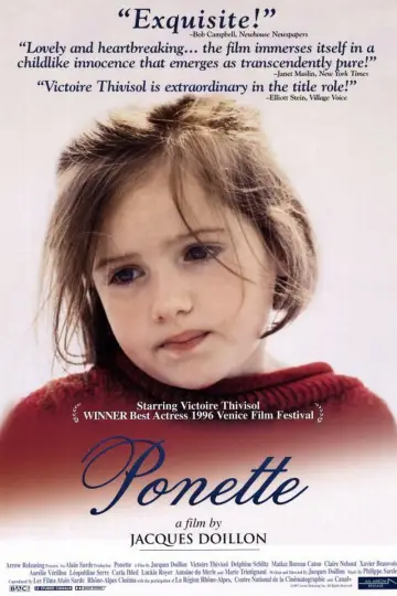 Poster to the movie "Ponette" #1140639