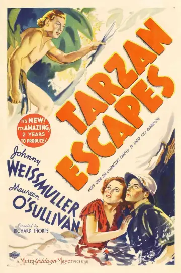 Poster to the movie "Tarzan Escapes" #709179