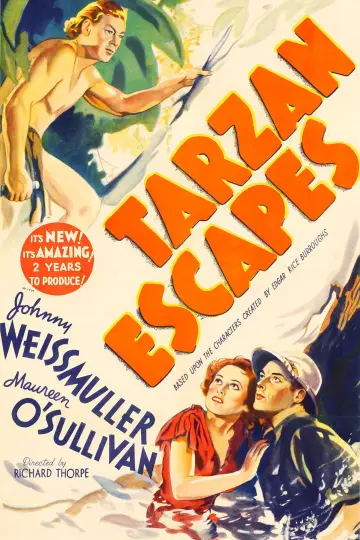 Poster to the movie "Tarzan Escapes" #709205