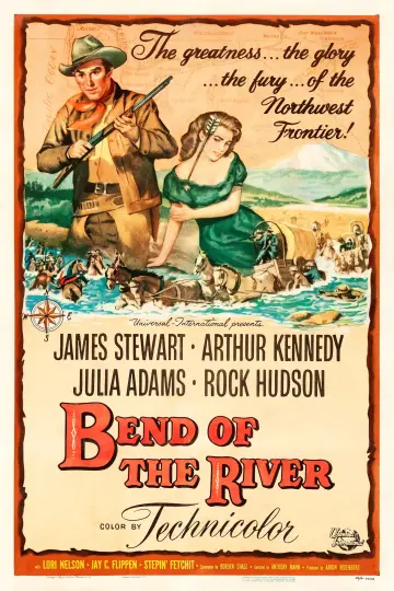 Poster to the movie "Bend of the River" #1046481