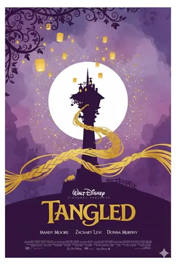 Poster to the movie "Tangled" #831259