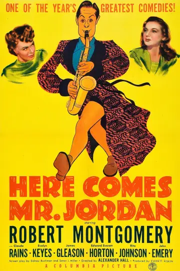 Poster to the movie "Here Comes Mr. Jordan" #1096482