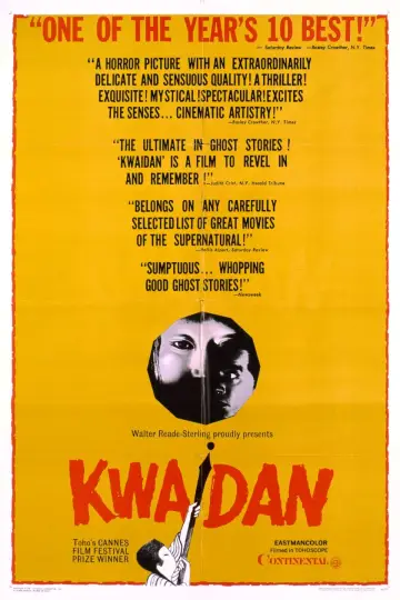 Poster to the movie "Kwaidan" #141048