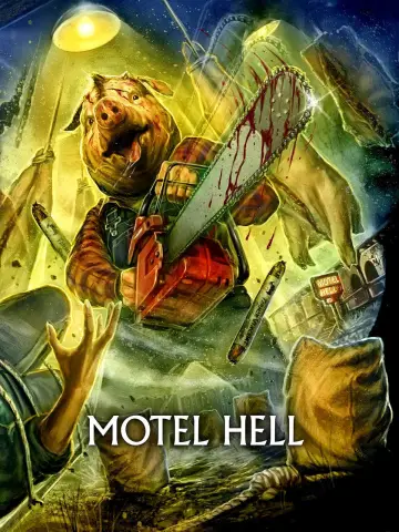Poster to the movie "Motel Hell" #1074611