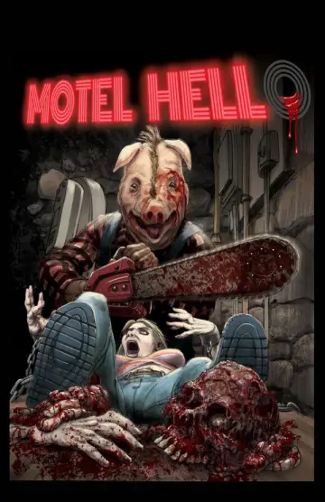 Poster to the movie "Motel Hell" #1074620
