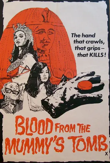 Poster to the movie "Blood from the Mummy