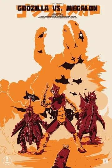 Poster to the movie "Godzilla vs. Megalon" #1048839