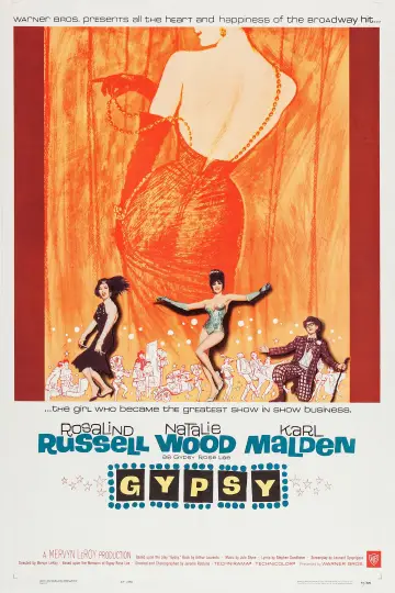 Poster to the movie "Gypsy" #1068835